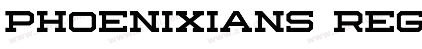 Phoenixians Regular字体转换